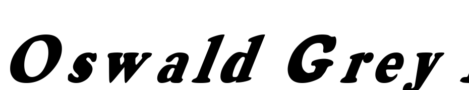Oswald Grey Italic Yazı tipi ücretsiz indir